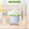 For Small Fake Plant Decorative Modern Table Centerpiece Gypsophila Artificial Flowers For Indoor Home Office Farmhouse Bathroom