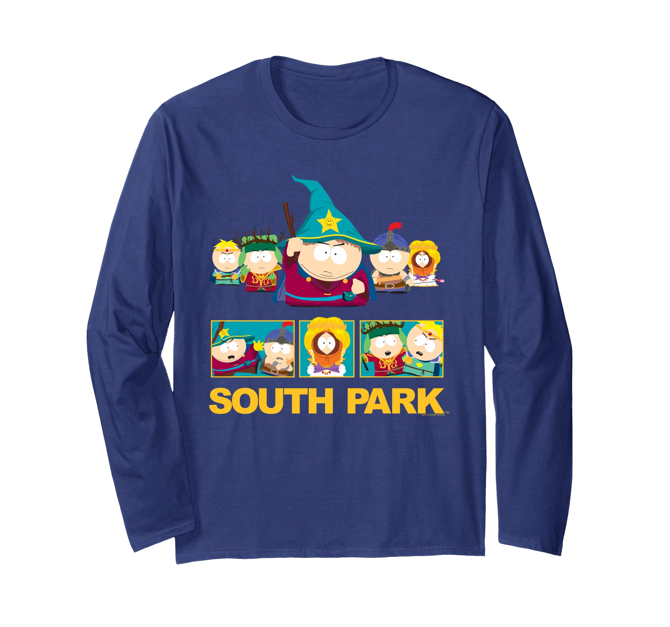 Футболка с длинным рукавом South Park Stick of Truth Characters Funny Cartoon