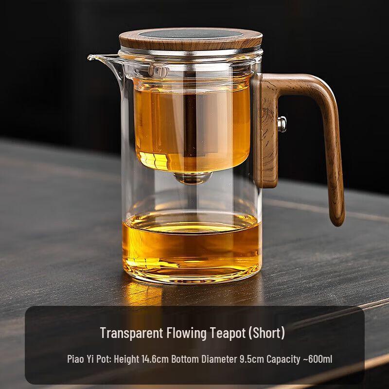 Shangqi Glass Teapot with Built-in Filter