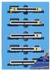 MicroAce N Gauge E257 Series 500 Wakashio/Sazanami 50th Anniversary 5-Car Set Model Train A8995