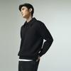 Lilang Men's Cotton Blend Long-Sleeve Polo Shirt