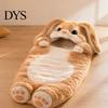 Indoor-Nickermatratze Plüschhase Umschlag Schlafsack für Kinder, Winter Hase Warmer Schlafsack Schlafsack, Flauschig Kleinkinder Jungen Mädchen Kinder