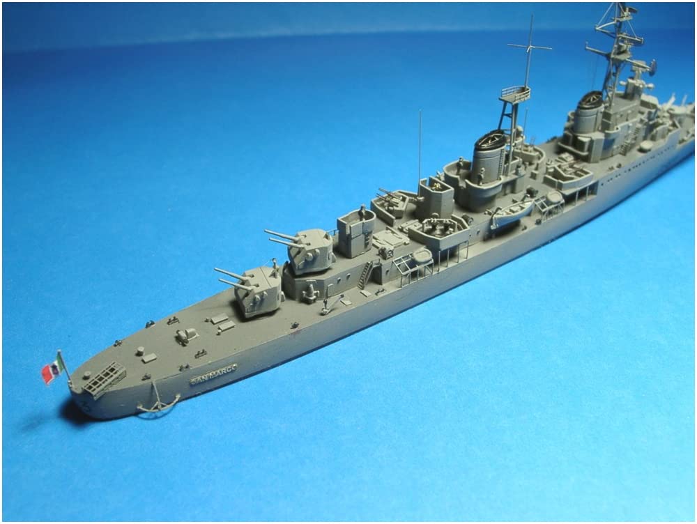 Nico Model Italian Navy San Giorgio Class Destroyer Leader San Marco 1950 Resin Kit PN07011 1/700