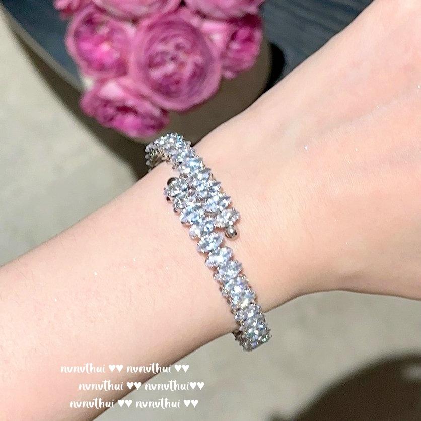 Браслет с драгоценным камнем «Капля воды Радуги Маргарет», Дух Воды, Дух Воды, Позолоченный 18 каратным золотом, Браслет с обернутым цирконом цвета Малахитового зеленого