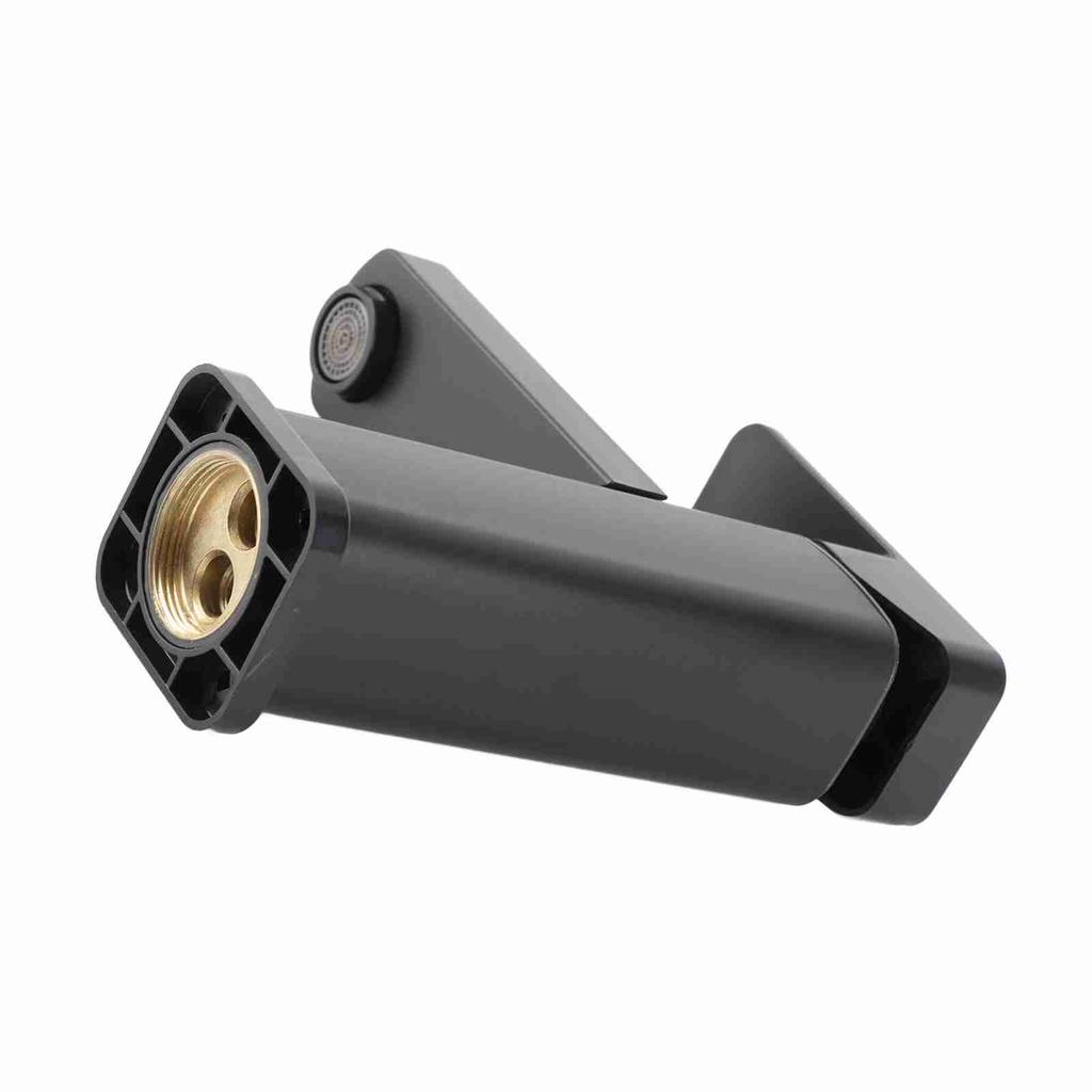 Badezimmer-Wasserhahn, Einlochmontage, Edelstahl, modern, verstellbar, heiß/kalt, Waschbecken-Wasserhahn für Badezimmer