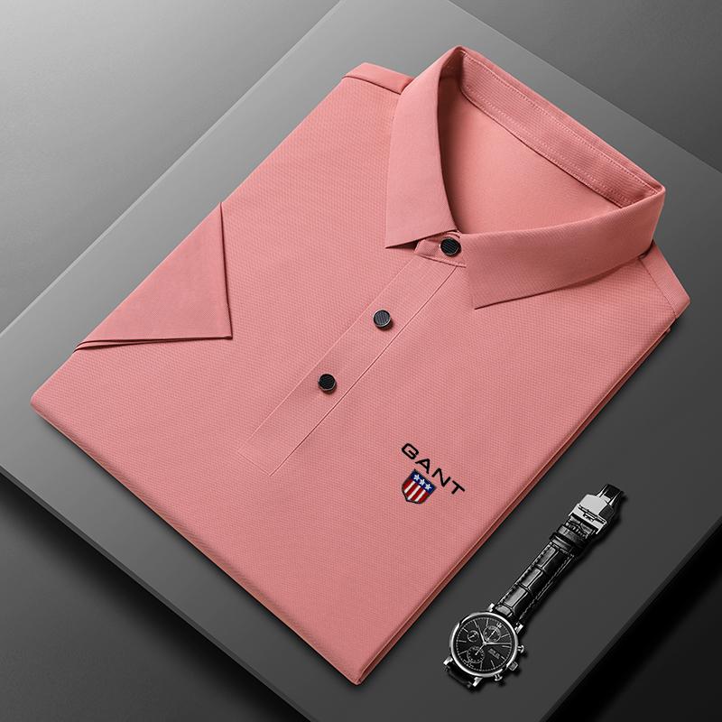 Gant 2025 Sommer Ny Broderi Business Fritid Poloskjorte