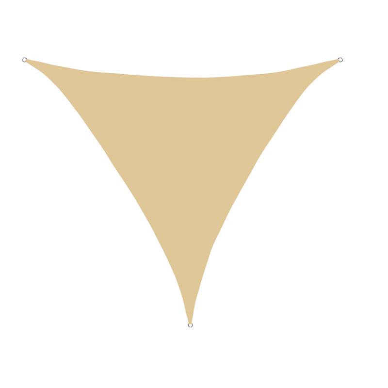 3x3x3m Wasserdichtes UV-Beständiges Dreieckiges Sonnensegel für Garten, Pool oder Innenhof