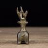 6 Cm Chinese Bronze Deer Statue Old Brass Animal Deer Sculpture
