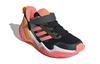 Adidas 4Uture Rnr El K Abrasion Resistant Low top Kids' Running Shoes Black Pink Kids' GV7874