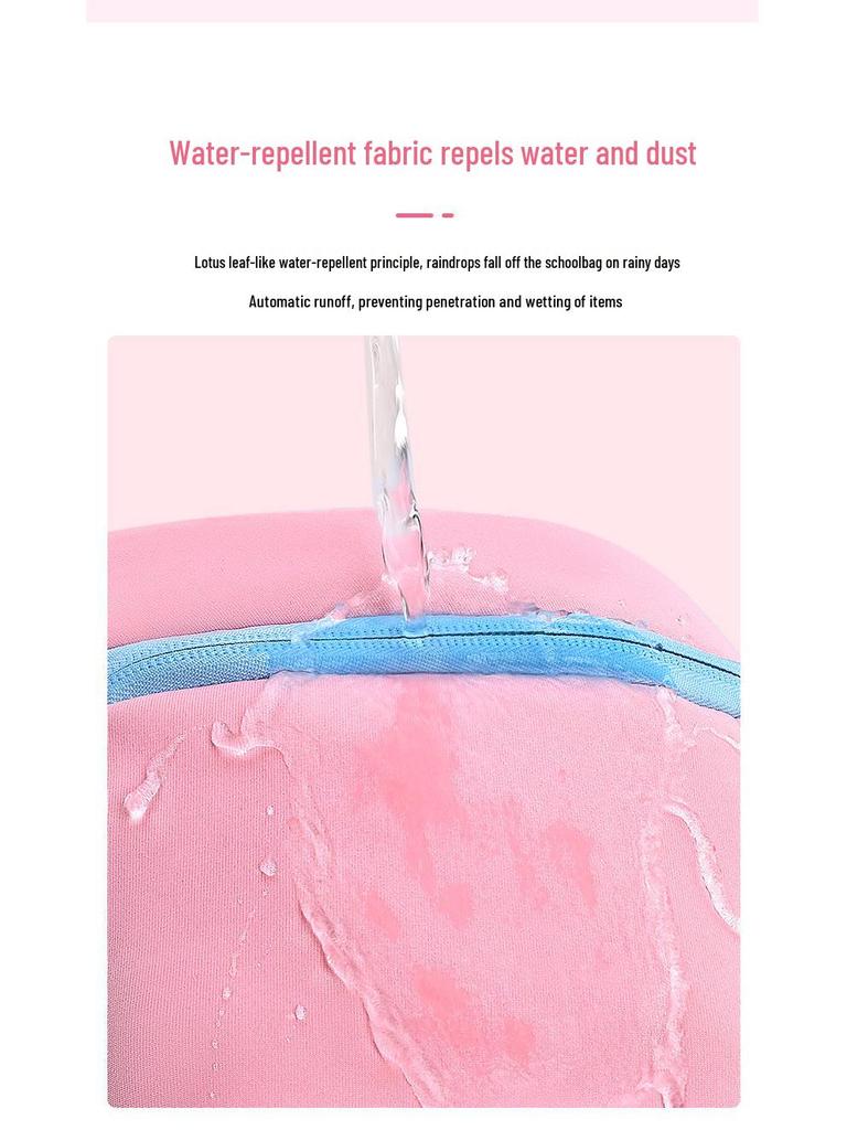 Neoprene Flower Rabbit Backpack: Girls' Spine-Friendly, High Capacity, Double Shoulder Kindergarten Bag