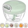 2024 Manual Chopper, 500ml Manual Vegetable Chopper, Multi-chopper Kitchen Onion Cutter For Vegetables, Mini Manual Vegetable Chopper For Salad Onion 