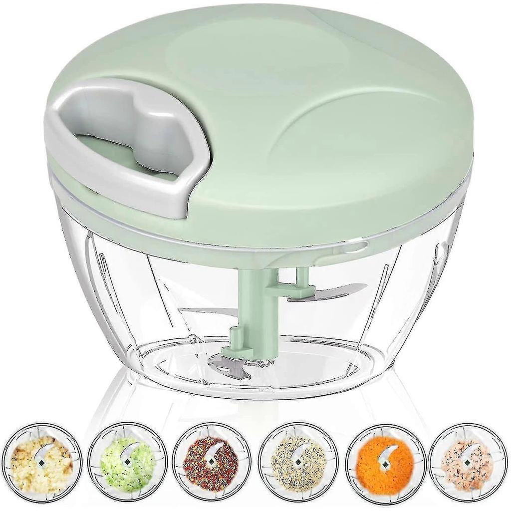 2024 Manual Chopper, 500ml Manual Vegetable Chopper, Multi-chopper Kitchen Onion Cutter For Vegetables, Mini Manual Vegetable Chopper For Salad Onion 