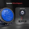 Pyle 2 Way Universal Car Stereo Speaker - 120W 3.5" Coaxial Loud Pro Audio