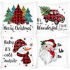 New Christmas Pillowcase Santa Claus Snowman Print Elk House Decoration Festive Pillowcase