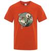 Summer Mens Tshirt High Quality 100 Cotton Anime Dinosaur Printing Casual Cool Oneck Men Tshirt Male Top for Men Tees