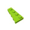 Non-Toxic 10Pcs 41770 2X4 Wedge-Shaped Block Moc Color Loose Parts Compatible With Bricks Diy Children'S Toy Assembly Gift