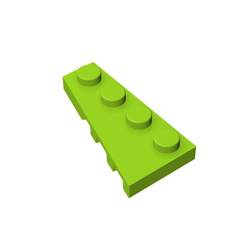 Non-Toxic 10Pcs 41770 2X4 Wedge-Shaped Block Moc Color Loose Parts Compatible With Bricks Diy Children'S Toy Assembly Gift