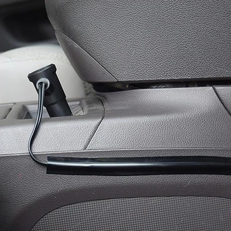 1/4Pc Hidden Car Wire Cover Protector Cable Line Sleeve Wire Clips Organizer with Double-sided Tape for Car Interior Accessories