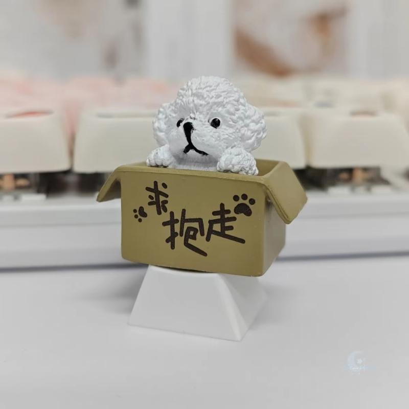 Animal Themed Keycap Puppy Design For Crossed Switches Mechanical Keyboards Office Gaming Keycaps Replacement 1PC