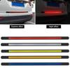 Soft Rubber Car Anti-rear-end Reflective Strip Anti-scratch 80cm Car Trunk Anti-collision Strip Night Warning