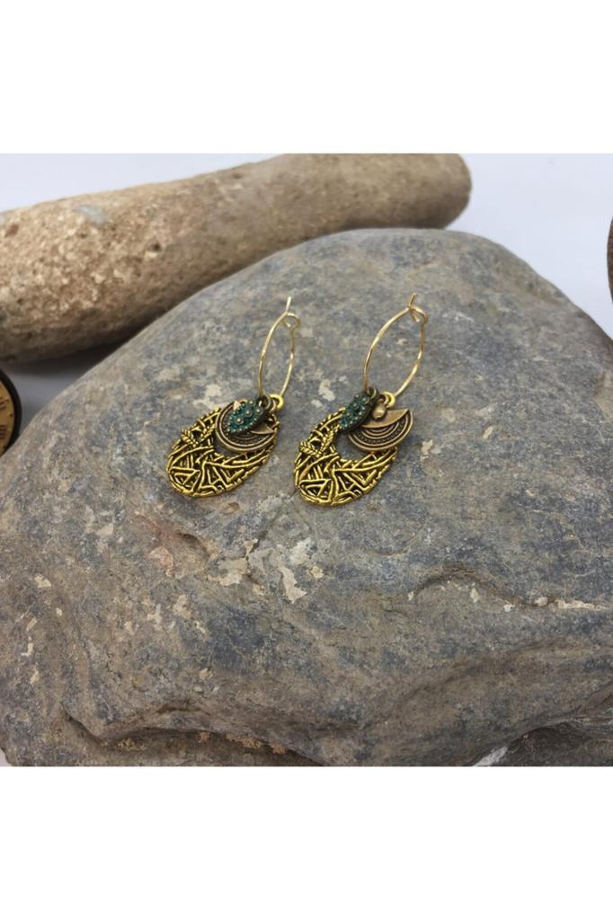 Valentine's Day Birthday Gift Handmade Ethnic Authentic Hippie Bohemian Fashion Jewelry Earrings