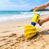 Ice Cream Cone Shaped Sand Drill Toy Textured Grip CrankOperated Auger Molded for Kids,