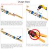 50Pcs Heat Shrink Connectors Sleeve Tube Terminals Electrical Butt Splice Wire Connector Splice Solder Insulated Cable