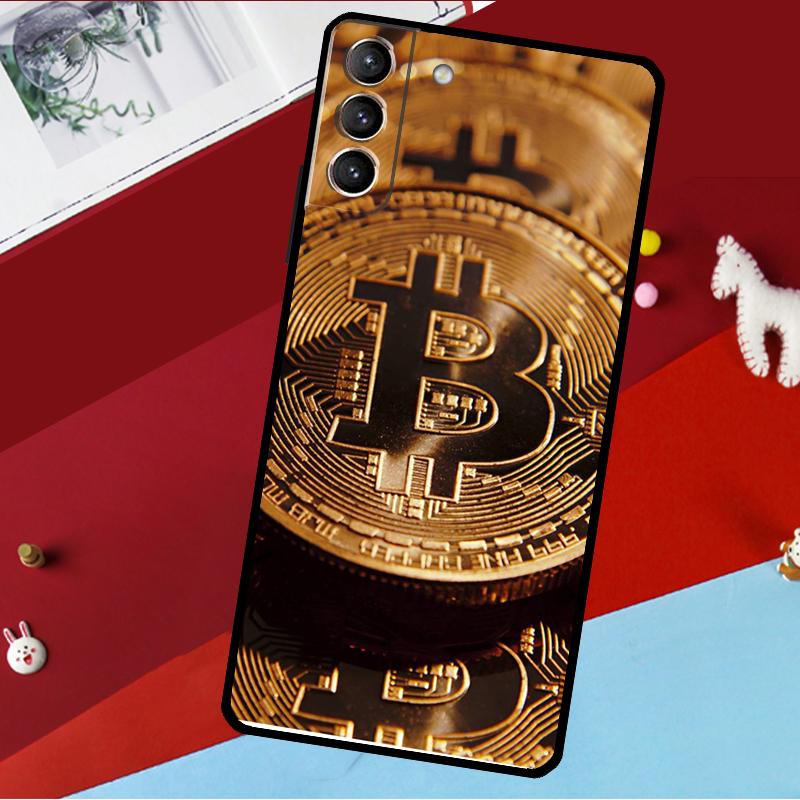 Bitcoin BTC Funda For Samsung Galaxy S26 S25 S23 S22 S20 S24 Ultra S9 S10 Plus S21 FE S25 FE Phone Case