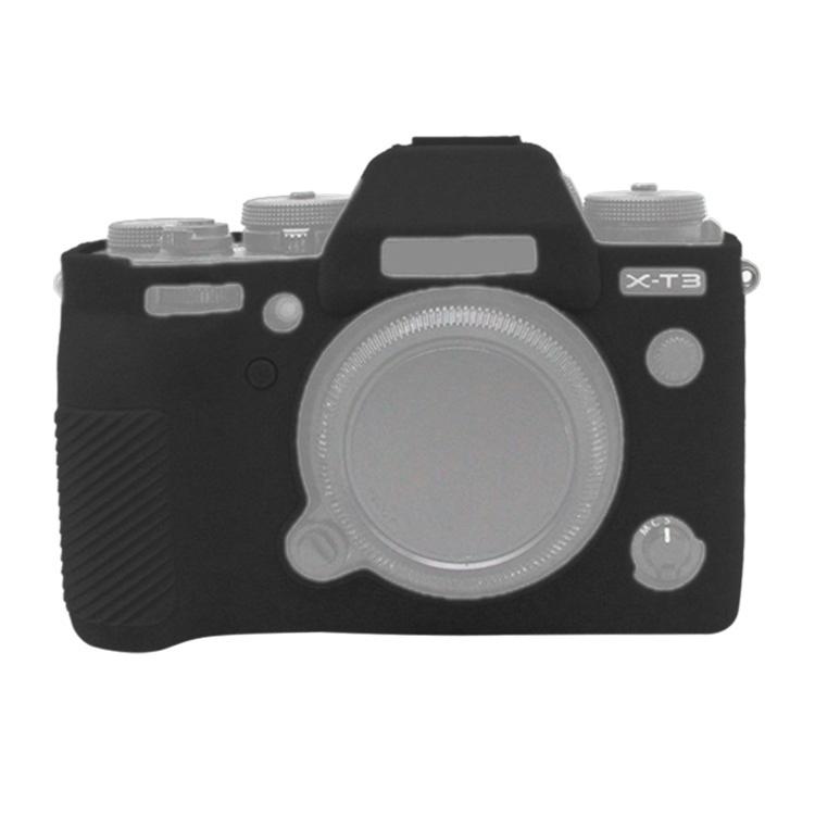 Мягкий силиконовый защитный чехол PULUZ для FUJIFILM XT3 чёрный