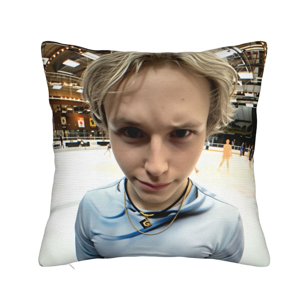 Ilia Malinin Quad God Pillow Case Vintage Pillow Cover Square Pillowcases For Wedding Party Home Decor