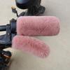 Roller-Lenkergriffbezug Plüsch-Handschutz Motorrad-Lenkergriffabdeckung Für Motorradfahren Schneemobil ATV Winter Sommer Radfahren