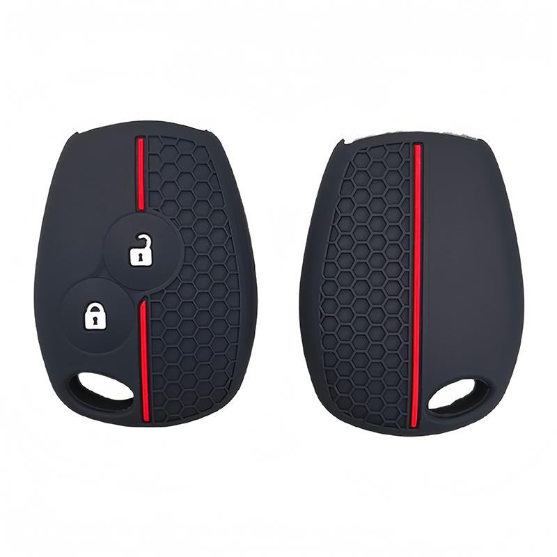 Silicone Key Cover Holder Key Case For Renault Clio 3 Logan 2 Dacia Duster Sandero Stepway Lada Largus For Nissan Almera Terrano