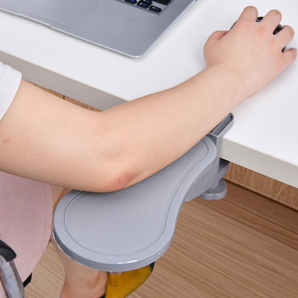 Attachable Computer Arm Rest Pad Rotating Keyboard Armrest Extender  for Home&Office