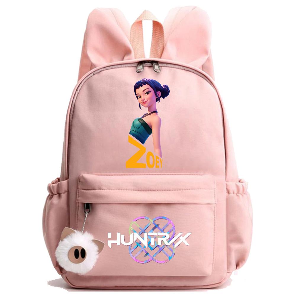 Anime K-Pop Printed Waterproof Backpack Student Teenager Bookbag for Boy Girl Bookbag Schoolbag Women Large Capacity Travel Bag Kid Gift Mochila