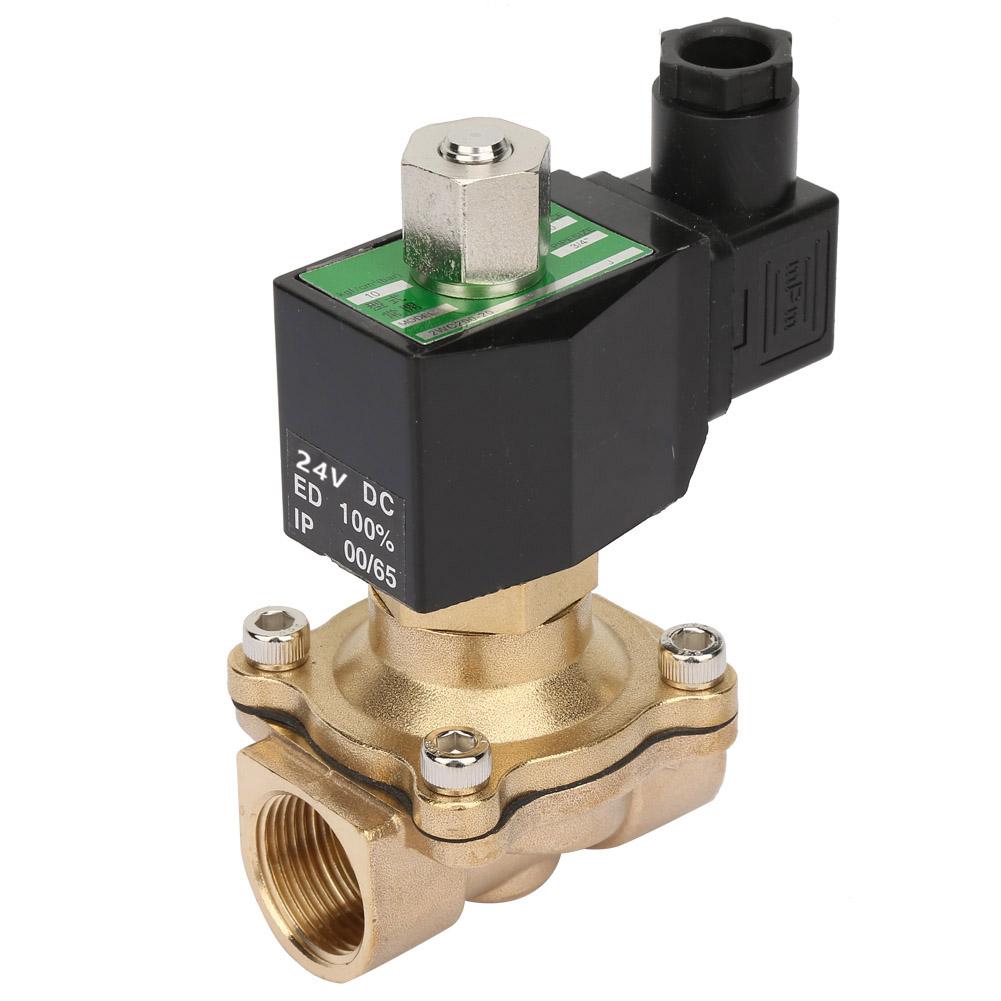 Flüssigkeitsregler G3 4 Elektrisches Magnetventil DN20 Schließer Messing Elektromagnetisches Ventil(DC 24V)