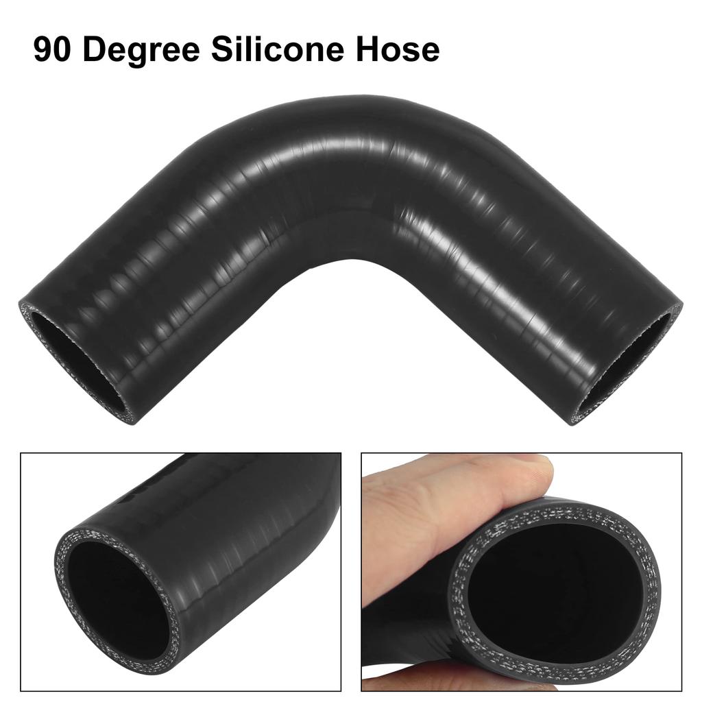 X AUTOHAUX Silicone Hose 90 Degree Elbow Inner Diameter 38mm