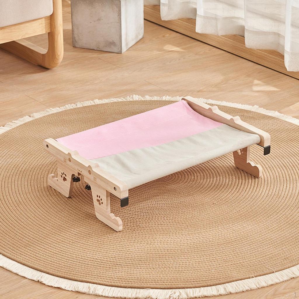 Cat Hammock Window Perch Adjustable Kitten Bed Steady Easily Install Multipurpose Wood Frame
