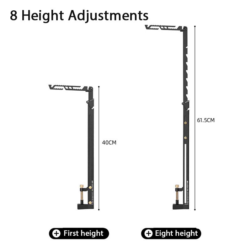 ShineTrip Retractable Light StandOutdoor Portable Camping Light StandMulti-Speed Adjustable Stainless Steel Light Stand