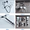 10PCS Ties Fastening Wire Reusable Cable Organizer Cord Rope Holder Self Adhesive Adjustable Organizer Strap Desk Management