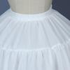 Women Crinoline Petticoat Cage White Hoop Skirt Slips for Wedding Bridal Dress