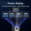 100000LM Flashlight XHP360 Torch Self-protection Lantern Zoomable Lamp Waterproof Flash Light Long Straps Portable Torch Light