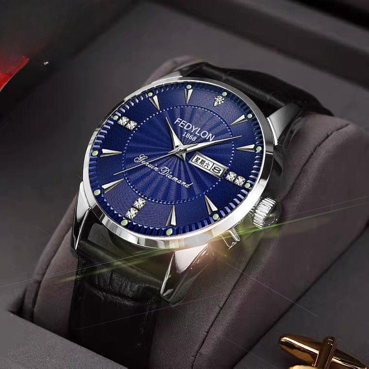 Ceas de mână pentru bărbați Ceas complet automat non-mecanic Ceas cu cuarț pentru studenți Ceas celebru Ceas cu curea rezistent la apă Model pentru bărbați