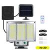 1PC 192 LED Split Solar Light Outdoor Waterproof with Motion Sensor Floodlight Remote Control 3 Modes for Patio Garage Backyard