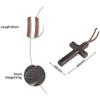 Vintage Simple Handmade Wood Cross Pendant Gift For Men Women