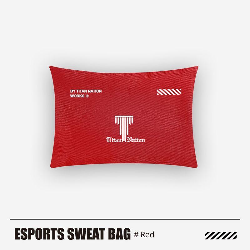 

Titan Country Wow Sports Hand Sweat Bag Clean Sweat-Absorbent Non-Slip Game Fearless Contract CS2 Professional Same Equipment Titan country E-sports hand sweat bag [red] a pack