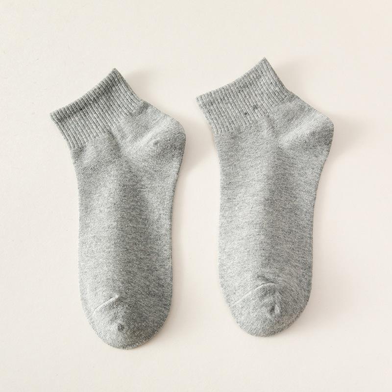 Men's Summer Thin Cotton Ankle Socks: Breathable, Sweat-Absorbing, Anti-Odor Low-Cut Sports Socks