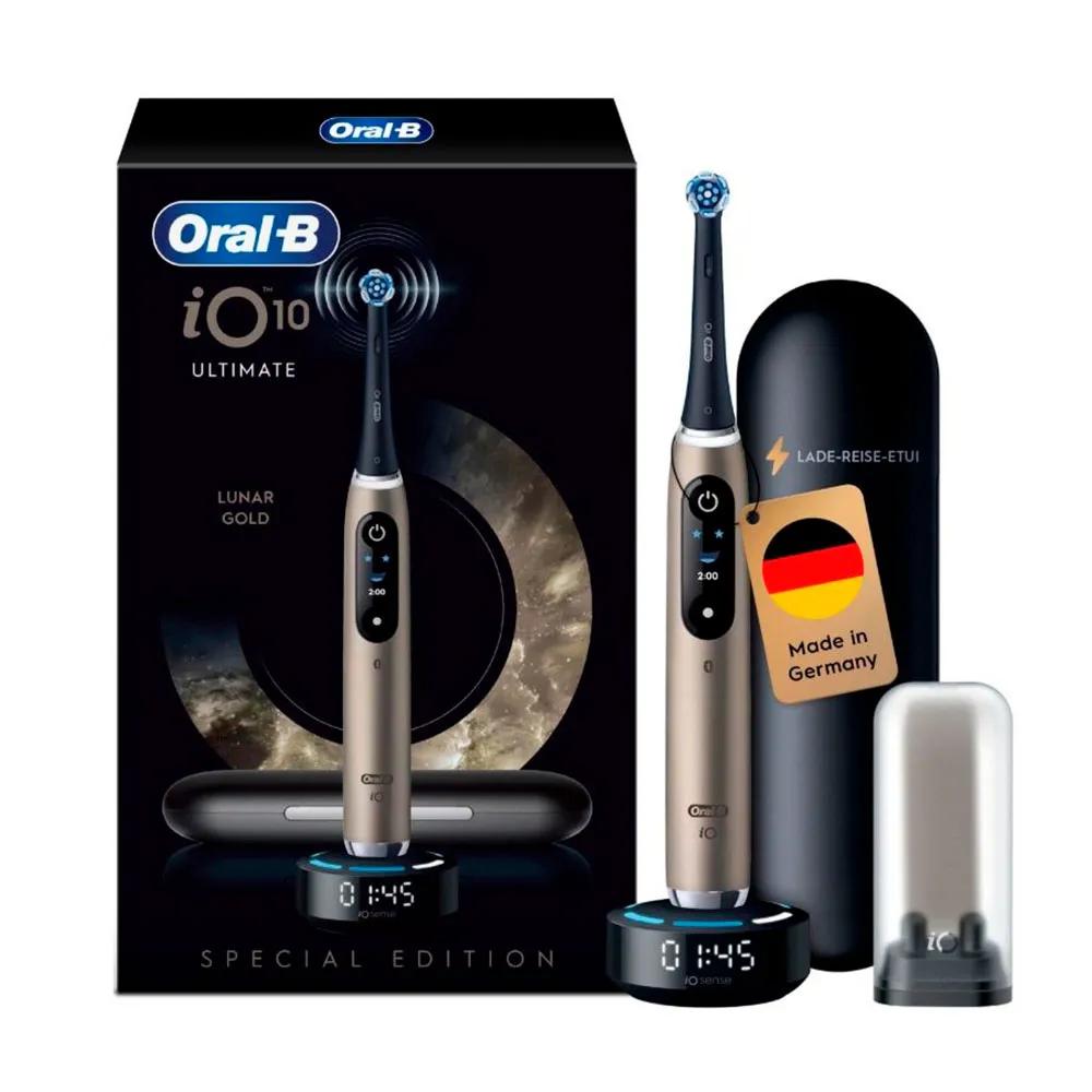 Braun io series 10 elektrische Zahnbürste 7 Modi Gold/Schwarz gold