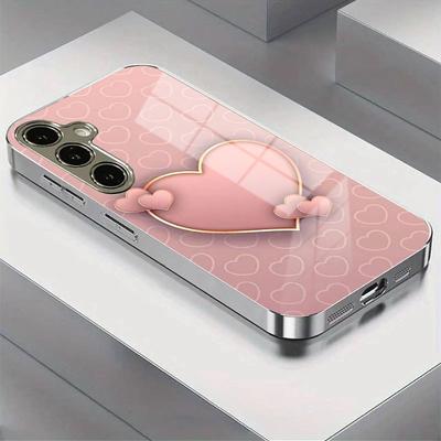 Hochwertige Handyhülle Galvanisiertes Glas TPU Handyhülle für Samsung Galaxy S26 S25 S24 S23 S22 S21 FE Ultra Plus Stoßfest