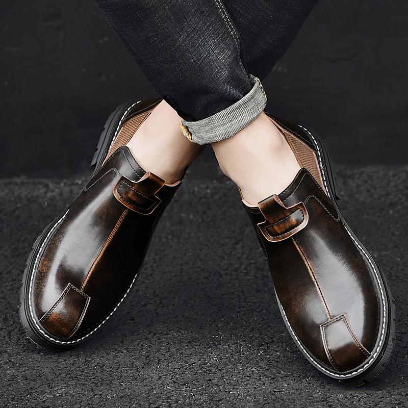 Klassische Business Schuhe Männer Oxford Derby Echtes Leder Spitz Mode Lace Up Hohe Qualität Büro Hochzeit Formale Schuh Männlich
