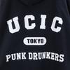 PUNK DRUNKERS Long Sleeve Sweatshirts M Navy Back Brushed Men's Used